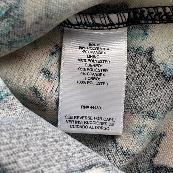 Material Girl women’s Floral print mini Dress zipped back size L - Picture 9 of 9